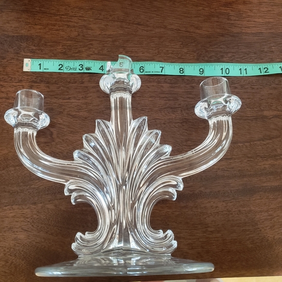Set of 2 Fostoria Crystal Candleabras - Picture 11 of 14